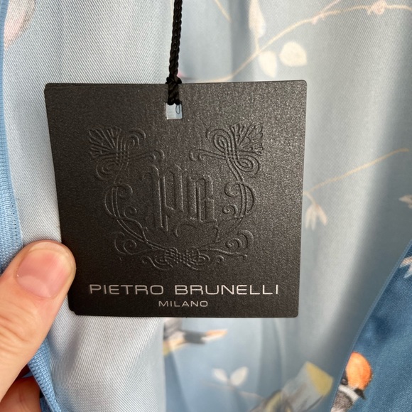 Pietro Brunelli “Tiffany” Bird Print Maternity Dress.   New With Tags. NWT - Picture 3 of 8